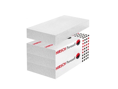 Утепление пенопластом HIRSCH-POROZELL